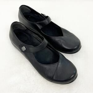 Dansko Women's Fawna Shoe Mary Jane Black Leather Casual Comfort EU 40 US 9.5